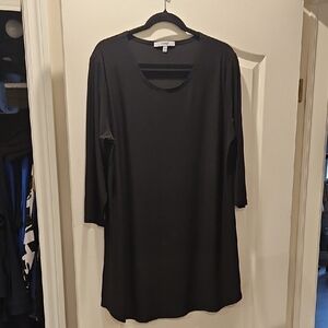 Sympli Classic Black Long Sleeve Dress